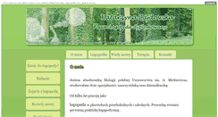 Desktop Screenshot of logopedapoznan.graphium.pl